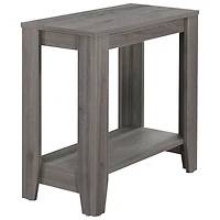 Table d'appoint rectangulaire contemporaine - Gris
