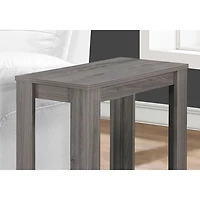 Table d'appoint rectangulaire contemporaine - Gris