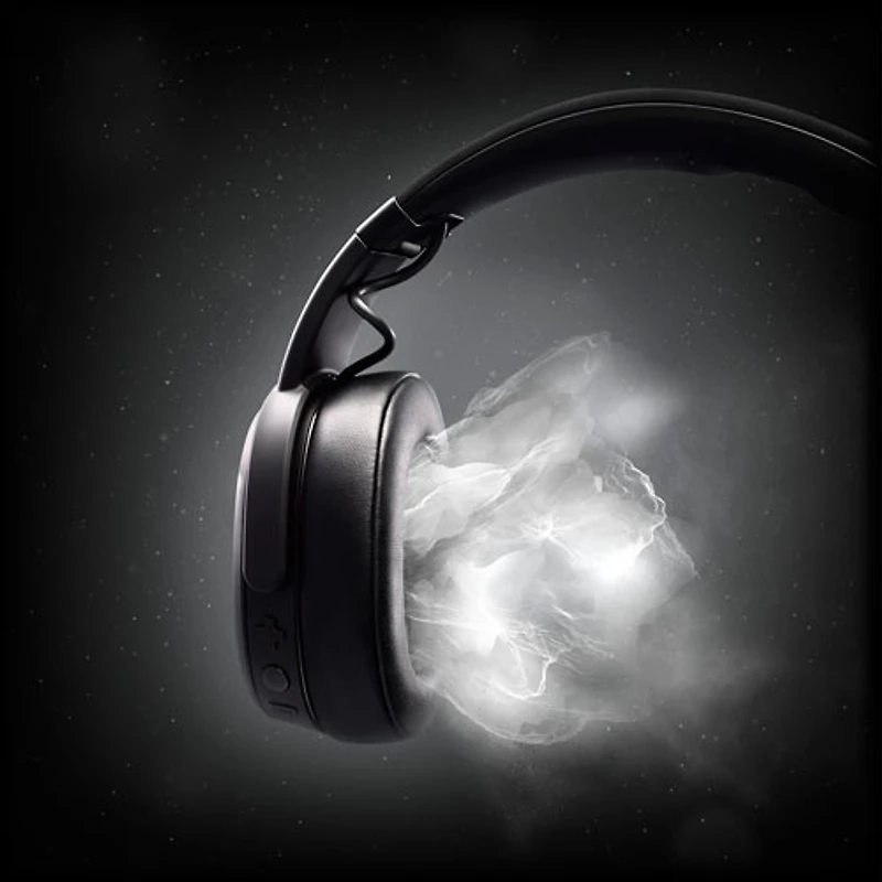 Écouteurs sans fil à isolation sonore avec micro Crusher de SkullCandy - Noir