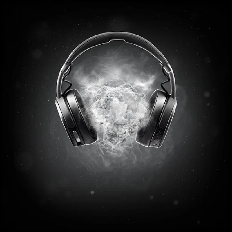 Écouteurs sans fil à isolation sonore avec micro Crusher de SkullCandy - Noir