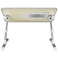 Aluratek Ergonomic Laptop Cooling Table with Fan