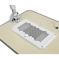 Aluratek Ergonomic Laptop Cooling Table with Fan