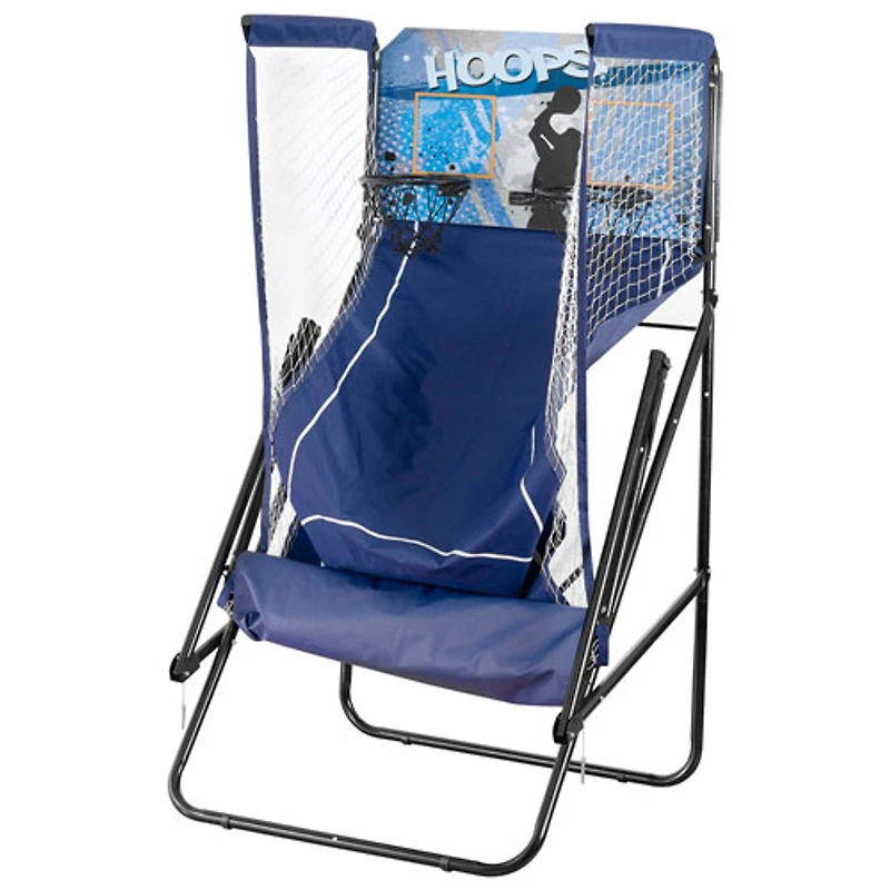 Jeu de basketball style arcade de 81 po à deux filets Hoops de Hathaway (BG2237BL)