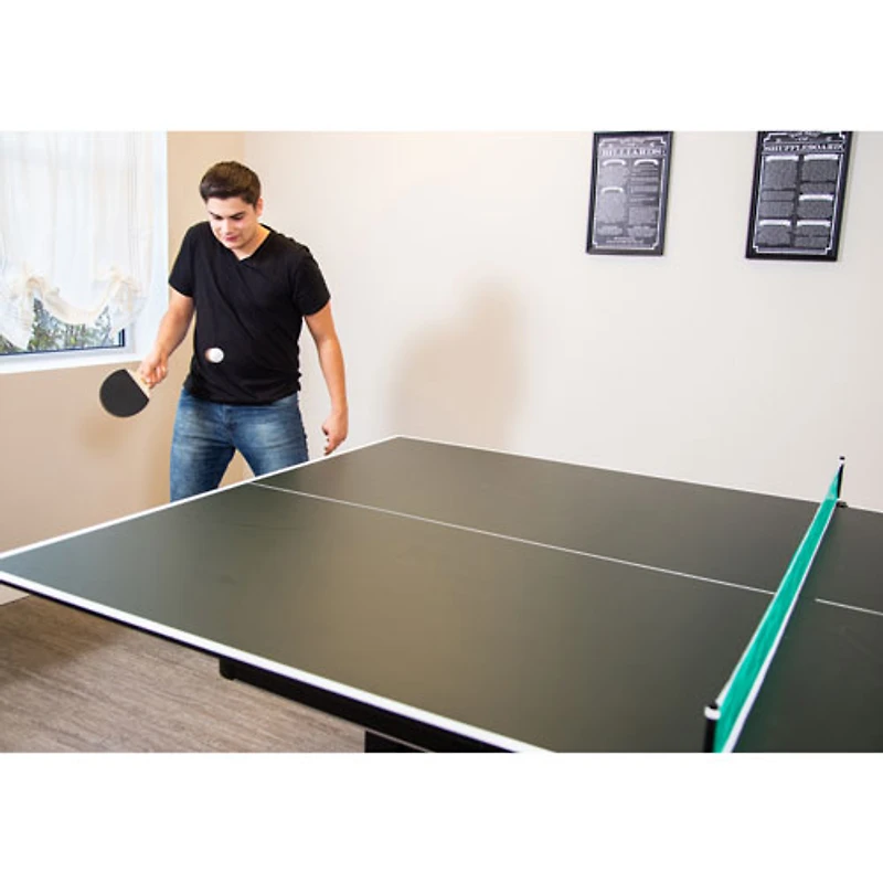 Dessus de table de tennis de table transformable de 108 po de Hathaway pour table de billard