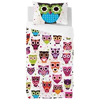 Gouchee Design Owls 2-Piece Cotton Percale Duvet Cover Set - Single