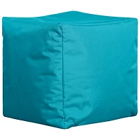 Fauteuil poire contemporain Cube Brava de Sitting Point - Turquoise