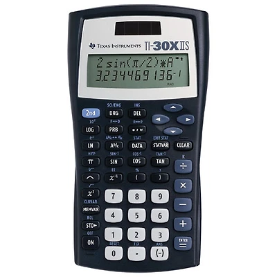 Calculatrice scientifique à 2 lignes TI-30X IIS de Texas Instruments