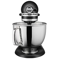 Batteur sur socle à tête inclinable Artisan de KitchenAid - 5 pte - 325 W - Noir mat
