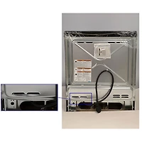 Cuisinière encastrable de 30 po à four autonettoyant de 6,4 pi3 de KitchenAid - Inox - Bte ouverte