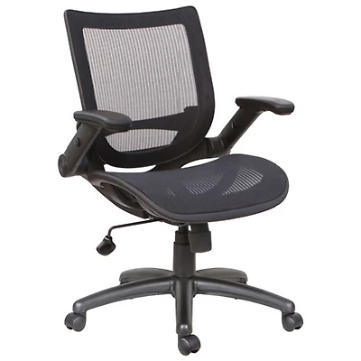 TygerClaw Ergonomic Mid-Back Mesh Task Chair (BBTYFC22317) - Black