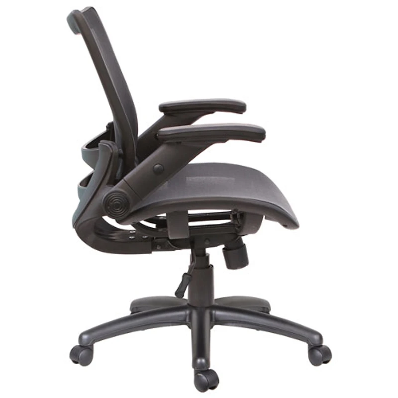 TygerClaw Ergonomic Mid-Back Mesh Task Chair (BBTYFC22317) - Black