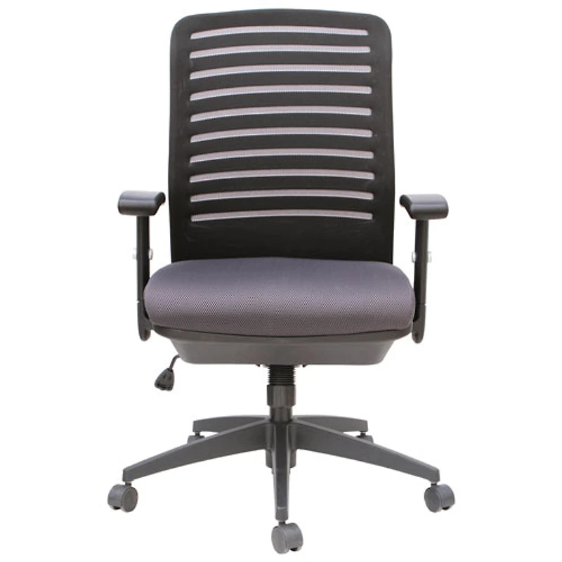 TygerClaw Ergonomic High-Back Fabric Executive Chair - Black