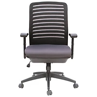 TygerClaw Ergonomic High-Back Fabric Executive Chair - Black