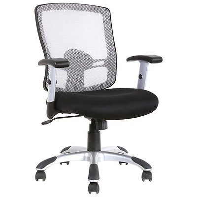 TygerClaw Ergonomic Mid-Back Mesh Task Chair (BBTYFC22319) - Black