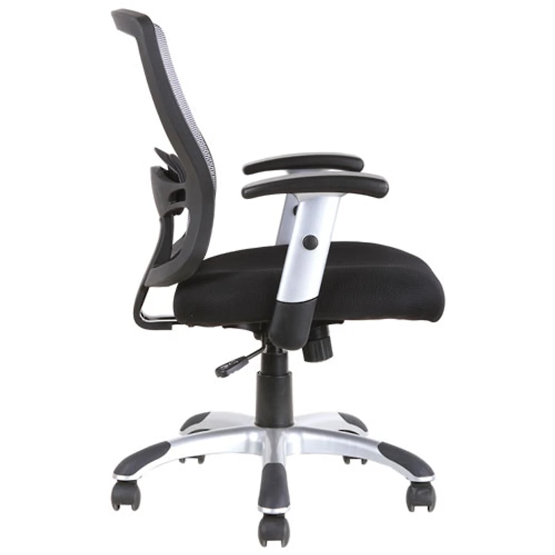 TygerClaw Ergonomic Mid-Back Mesh Task Chair (BBTYFC22319) - Black