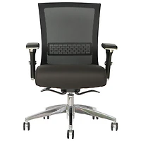 TygerClaw Ergonomic Mid-Back Fabric Task Chair - Black