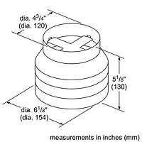 Hotte escamotable intégrée de 30 po série 500 de Bosch (HUI50351UC) - Acier inoxydable