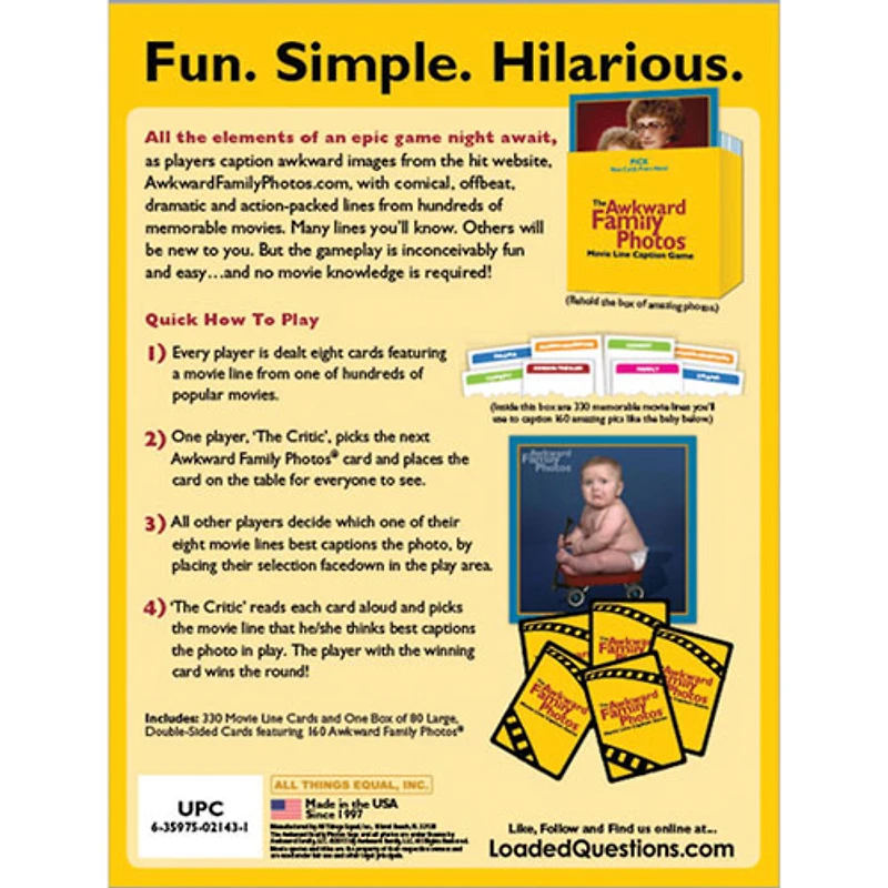 The Awkward Family Photos Card Game