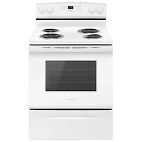Cuisinière électrique autonome serpentins four autonett. 4,8 pi3 30 po Amana (YACR4503SFW) - Blanc