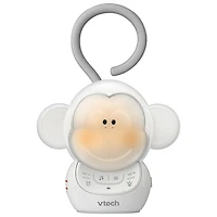 VTech Myla The Monkey Portable Soother Sound Machine - White/Grey - English