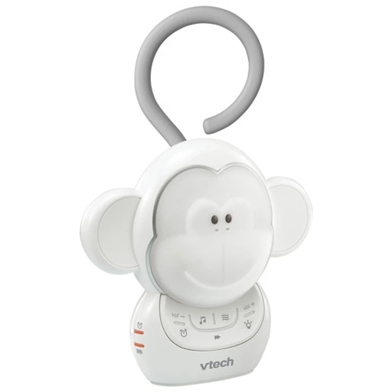 VTech Myla The Monkey Portable Soother Sound Machine - White/Grey - English