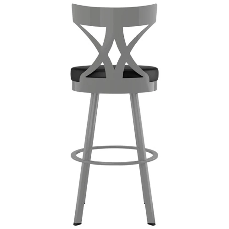 Washington Contemporary Counter Height Barstool - Magnetite/Ink
