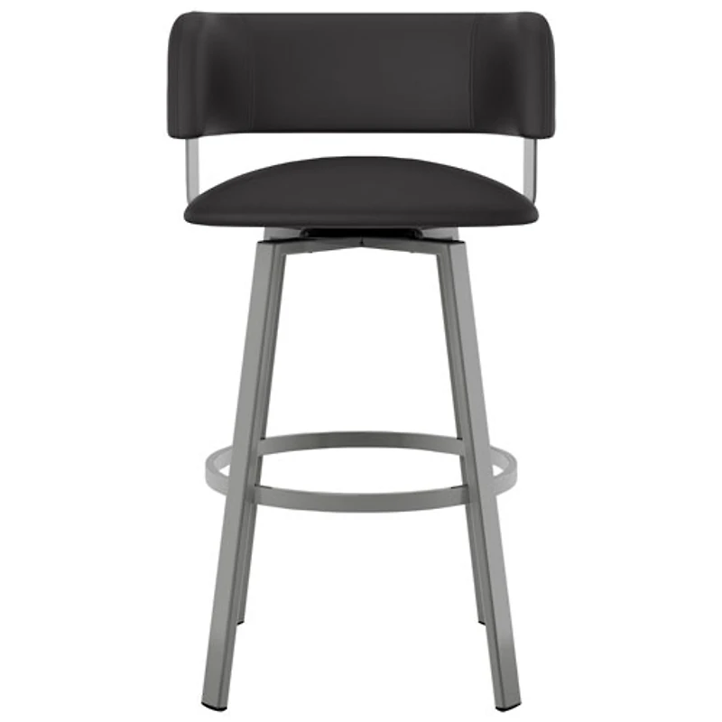 Stinson Contemporary Bar Height Barstool - Magnetite/Ink