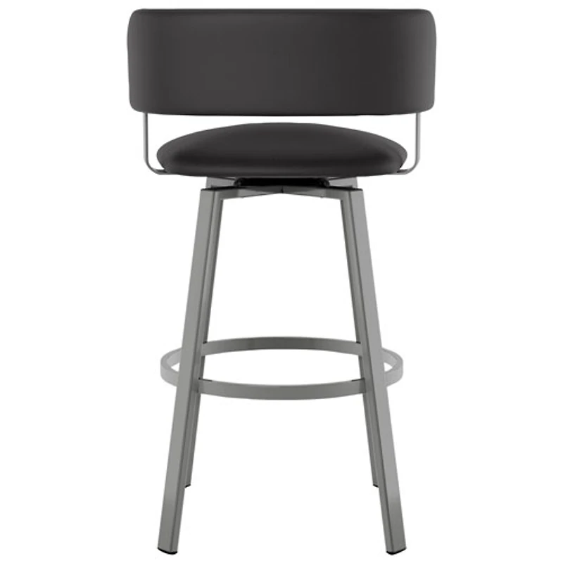 Stinson Contemporary Bar Height Barstool - Magnetite/Ink