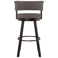 Rosco Contemporary Bar Height Barstool - Cobrizo/Slate