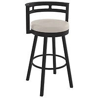 Render Modern Counter Height Barstool - Cobrizo/Oyster