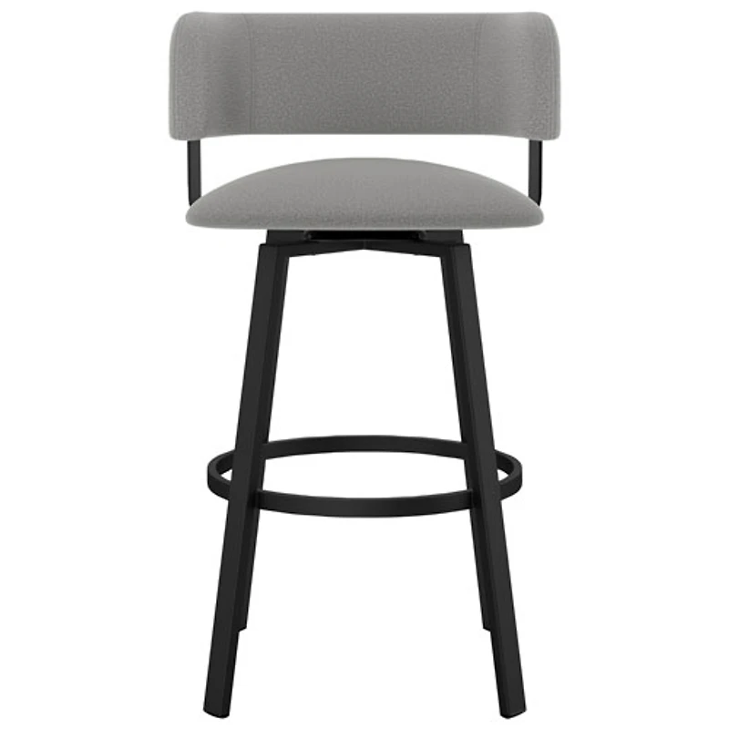 Stinson Contemporary Bar Height Barstool - Black Coral/Cloud