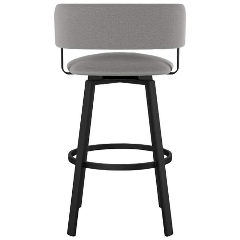 Stinson Contemporary Bar Height Barstool - Black Coral/Cloud