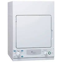 GE Spacemaker 3.6 Cu. Ft. Electric Dryer (PCKS443EBWW) - White - Open Box - Perfect Condition