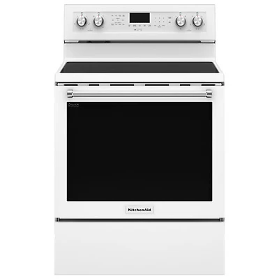 KitchenAid 30" Convection Freestanding Smooth Top Electric Range - Open Box - Perfect Condition