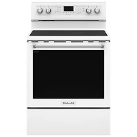 KitchenAid 30" Convection Freestanding Smooth Top Electric Range - Open Box - Perfect Condition