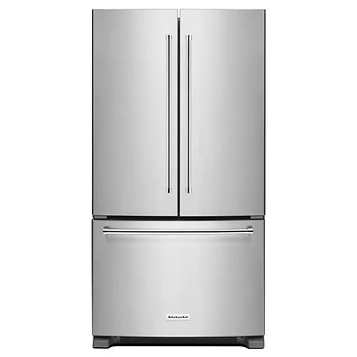 Réfrigérateur à deux portes 36 po de KitchenAid (KRFF305ESS) - Inox - Boîte ouverte - Parfait état