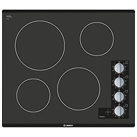 Surface de cuisson électrique lisse 25 po de Bosch (NEM5466UC) - Noir - Boîte ouverte - Parfait état