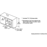 Four combiné encastrable de po et 1,6 pi3 de Bosch
