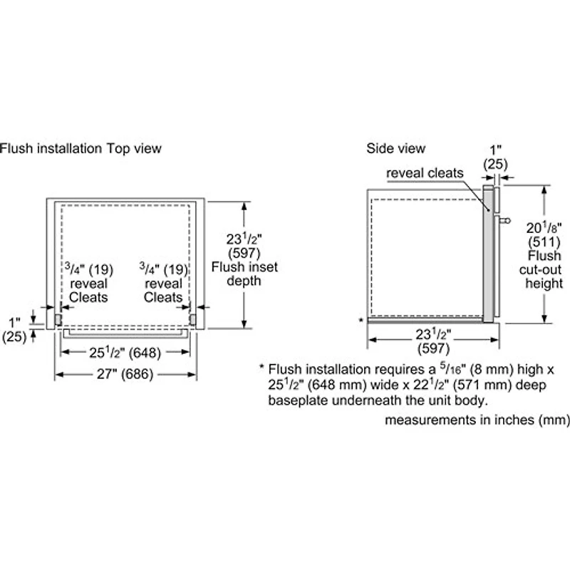 Four combiné encastrable de po et 1,6 pi3 de Bosch