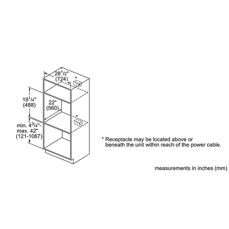 Four combiné encastrable de 30 po et 1,6 pi3 de Bosch - Acier inoxydable