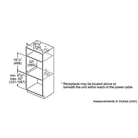 Four combiné encastrable de 30 po et 1,6 pi3 de Bosch - Acier inoxydable