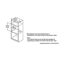 Four combiné encastrable de 1,6 pi³ et 24 po de Bosch - Acier inoxydable