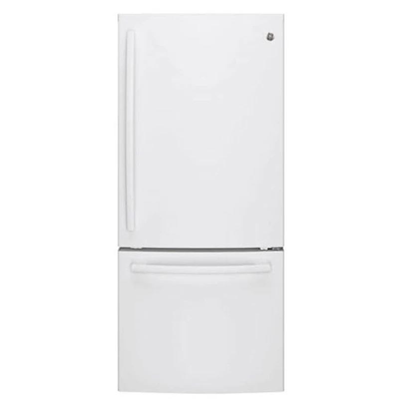 Réfrigérateur cong. inf. 20,9 pi³ 30 po/éclairage DEL de GE (GBE21AGKWW) - Blanc - BO - Parfait état