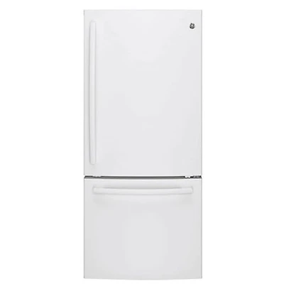 Réfrigérateur cong. inf. 20,9 pi³ 30 po/éclairage DEL de GE (GBE21AGKWW) - Blanc - BO - Parfait état