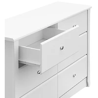 Commode à 6 tiroirs pour pouponnière Crescent de Storkcraft - Blanc