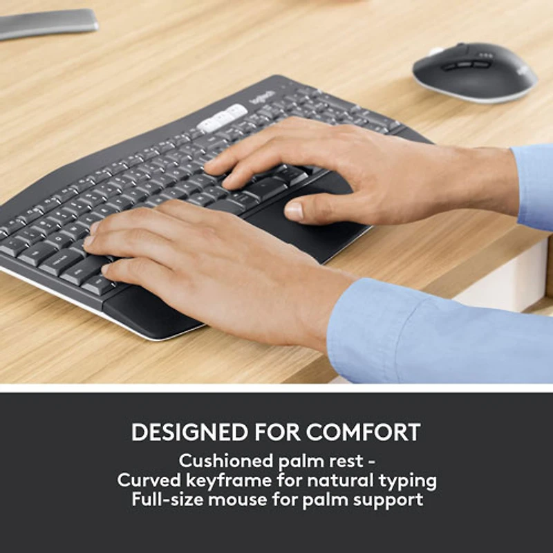 Logitech MK850 Bluetooth Optical Ergonomic Keyboard & Mouse Combo