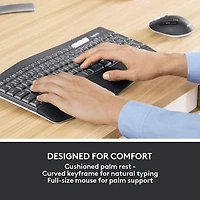 Logitech MK850 Bluetooth Optical Ergonomic Keyboard & Mouse Combo