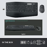 Ensemble avec souris optique et clavier ergonomiques Bluetooth MK850 de Logitech - Français