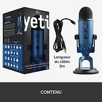 Blue Microphones Yeti USB Microphone - Midnight Blue