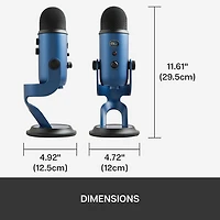 Blue Microphones Yeti USB Microphone - Midnight Blue